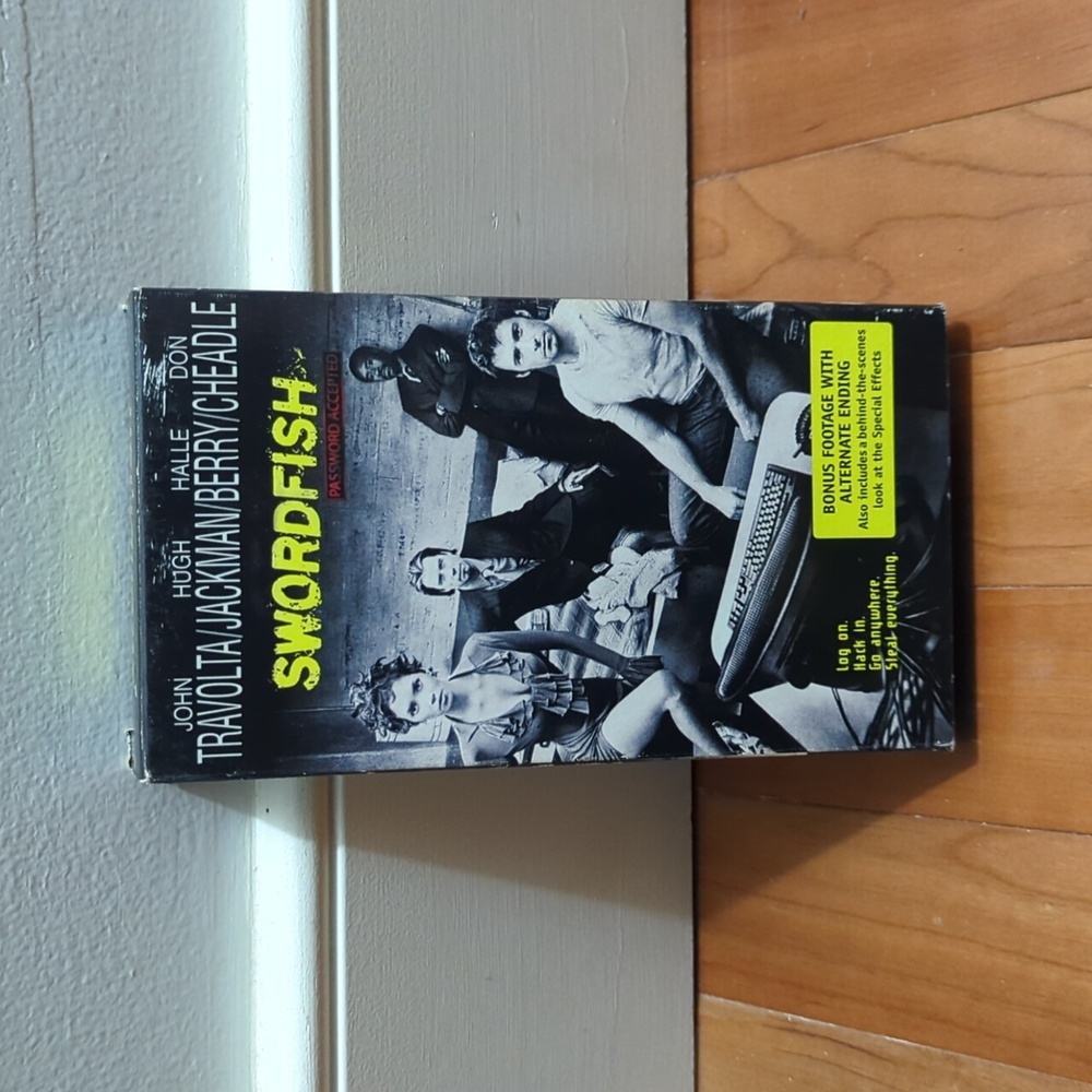 📼 3/$15 Vintage VHS - Swordfish